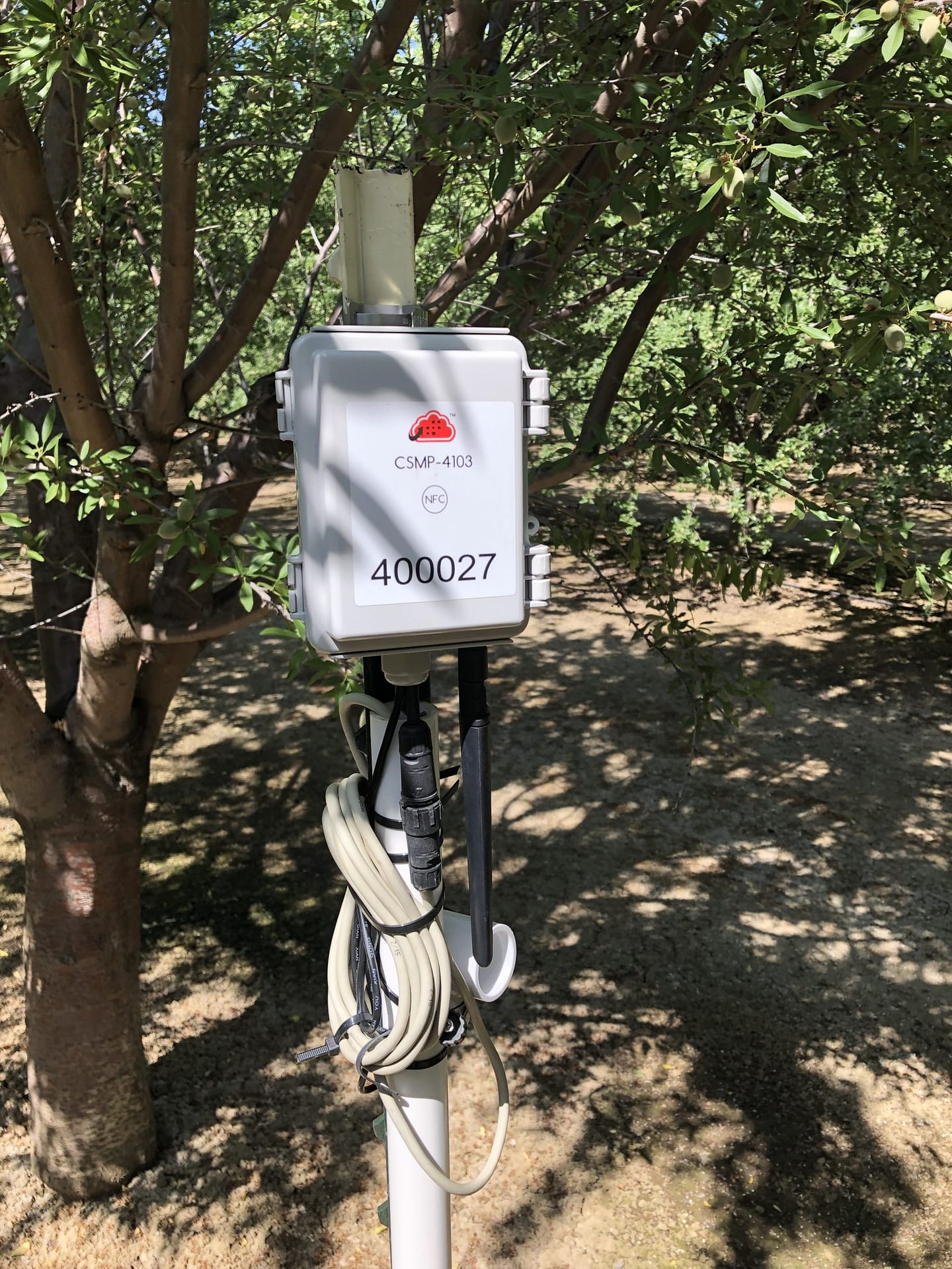 Zenseio Orchard Soil Moisture Monitoring